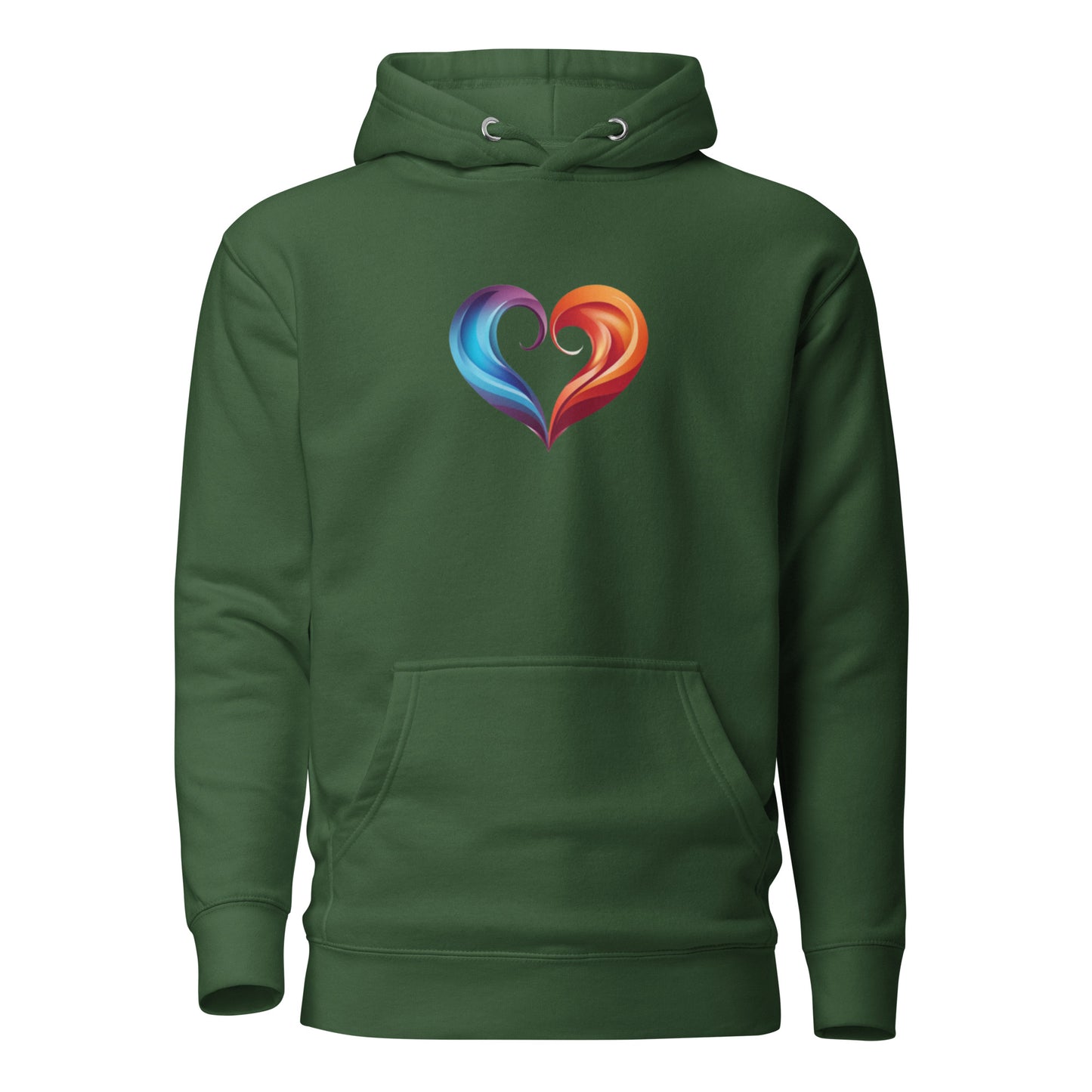 Unisex Heart Hoodie