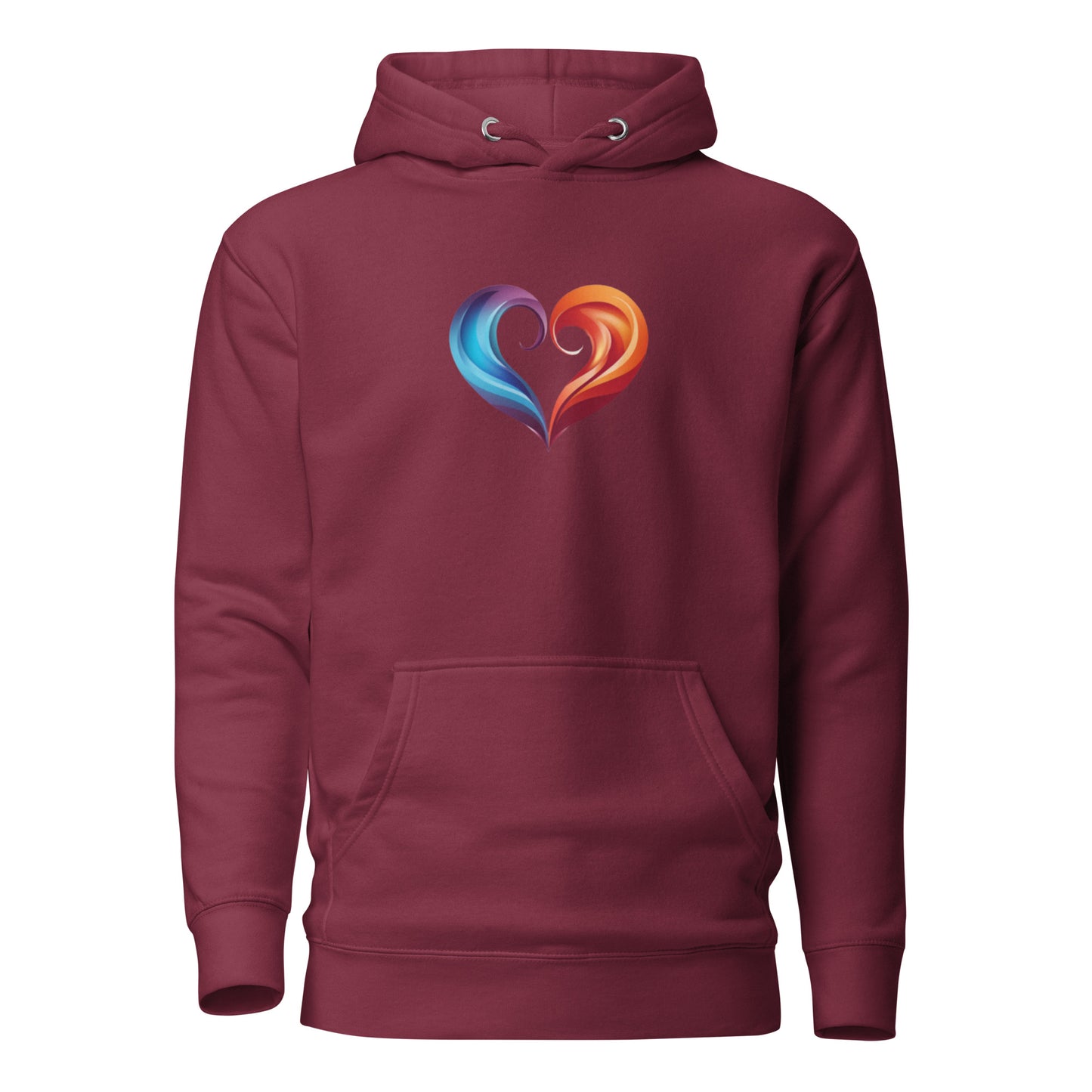 Unisex Heart Hoodie